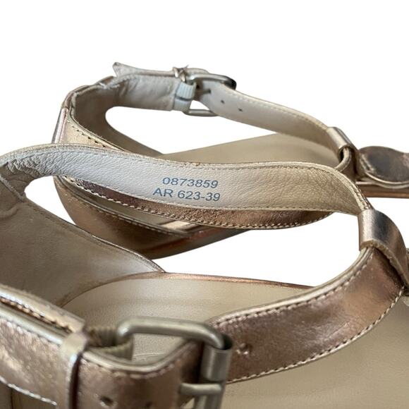 Boden Palma Rose Gold Leather Sandals size 39 size 9 - Picture 6 of 9